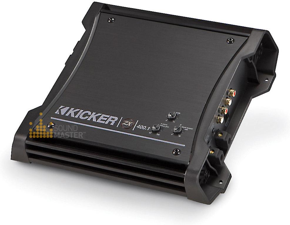 298) Kicker ZX400.1 ZX Mono Block Amplifier - ZX4001