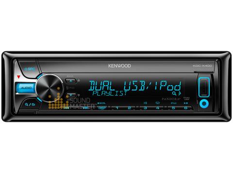 ($139) Kenwood KDC-X400 CD USB iPod Receiver work with Pandora - KDCX400